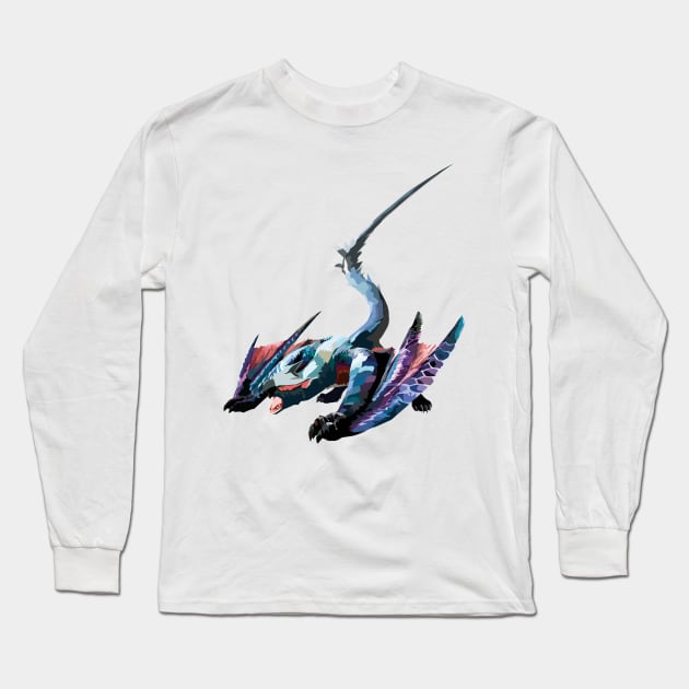 Nargacuga - Monster Hunter Long Sleeve T-Shirt by Missajrolls